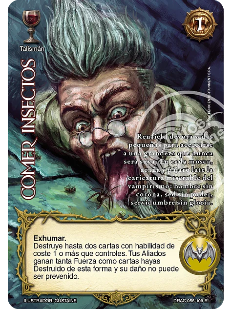 Comer Insectos (Drácula - Real) 1