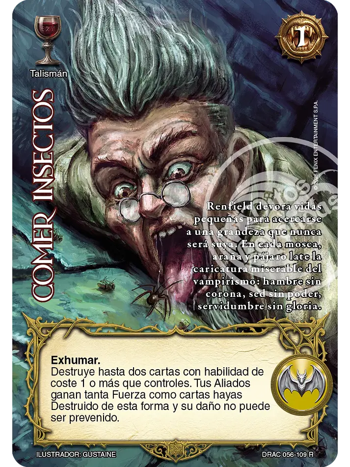 Comer Insectos (Drácula - Real) 1