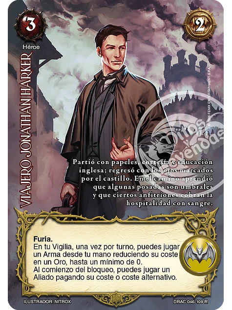 Viajero Jonathan Harker (Drácula - Real) 1