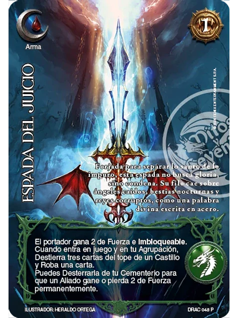 Espada del Juicio (Producto Especial - Ruthven el Vampiro) 1