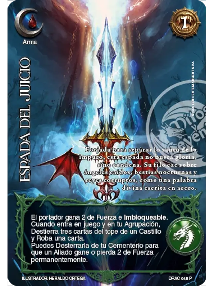 Espada del Juicio (Producto Especial - Ruthven el Vampiro) 1
