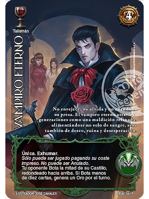 Vampiro Eterno (Producto Especial - Ruthven el Vampiro)