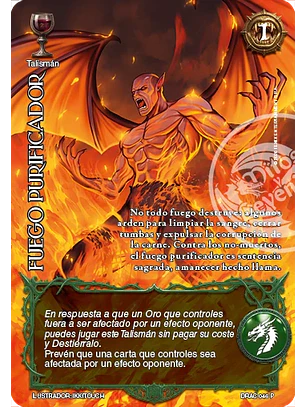 Fuego Purificador (Producto Especial - Ruthven el Vampiro)