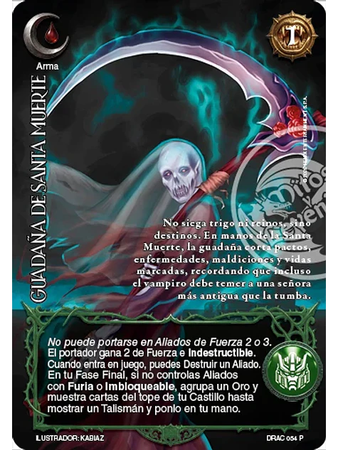Guadaña de Santa Muerte (Buy a Box - Producto Especial Ruthven el Vampiro) 1