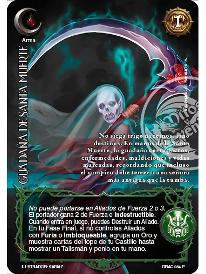 Guadaña de Santa Muerte (Buy a Box - Producto Especial Ruthven el Vampiro) 1