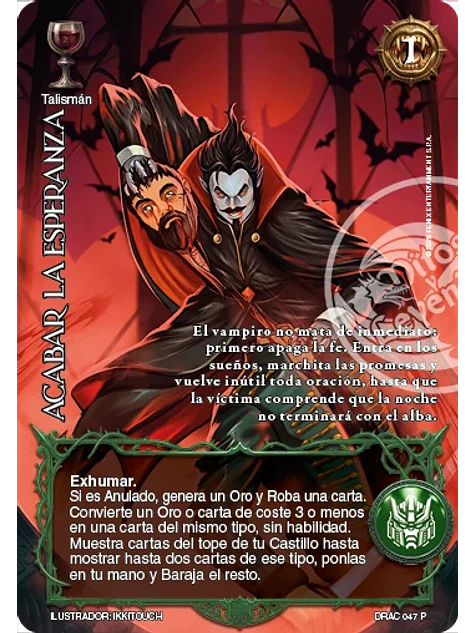 Acabar la Esperanza (Producto Especial - Ruthven el Vampiro) 1