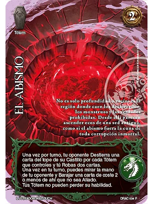 El Abismo (Producto Especial - Carmilla la Condesa)