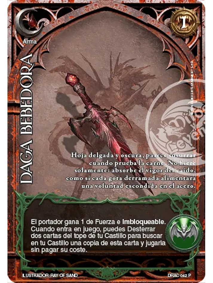 Daga Bebedora (Producto Especial - Ruthven el Vampiro) 1