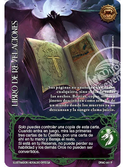 Libro de Revelaciones (Producto Especial - Ruthven el Vampiro) 1