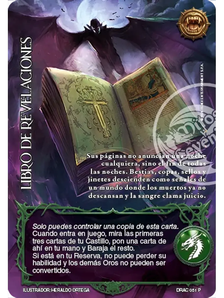 Libro de Revelaciones (Producto Especial - Ruthven el Vampiro) 1