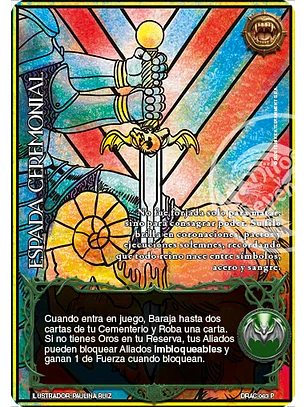 Espada Ceremonial (Buy a Box - Display Drácula)
