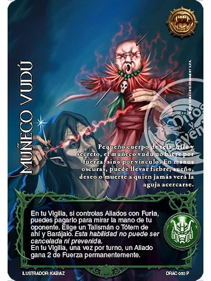 Muñeco Vudú (Producto Especial - Ruthven el Vampiro)