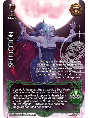 Seducción (Producto Especial - Carmilla la Condesa)