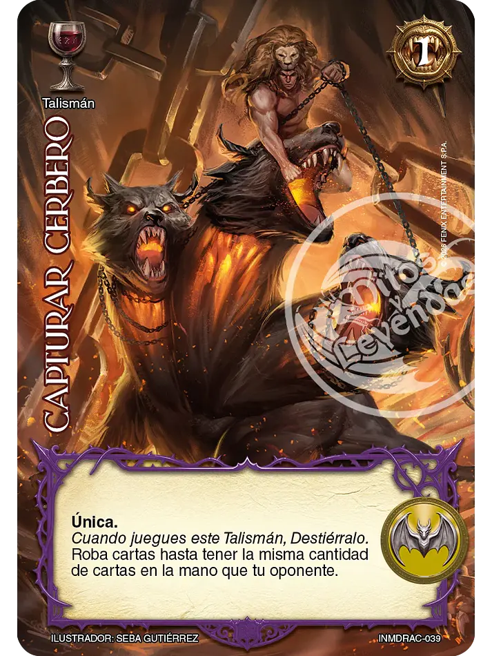 Capturar Cerbero (Drácula - Set Inmortal) 1