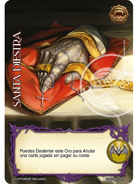 Santa Diestra (Drácula - Set Inmortal) 1