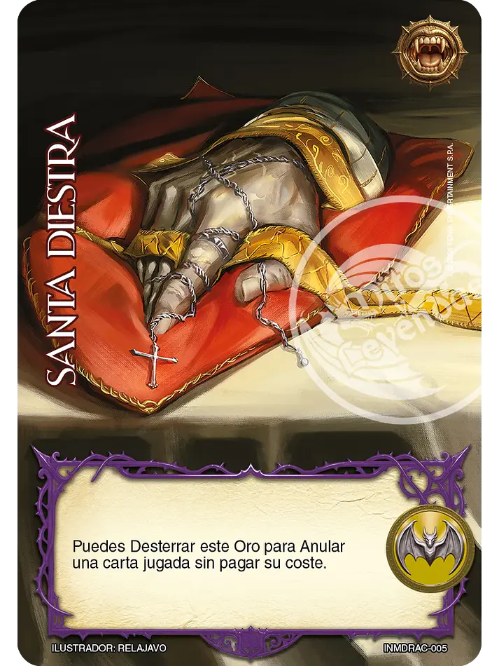 Santa Diestra (Drácula - Set Inmortal) 1