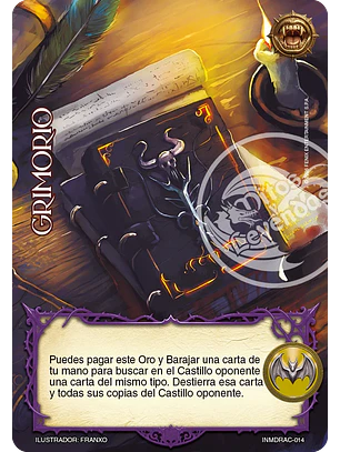 Grimorio (Drácula - Set Inmortal)