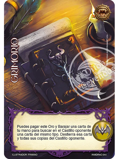 Grimorio (Drácula - Set Inmortal) 1