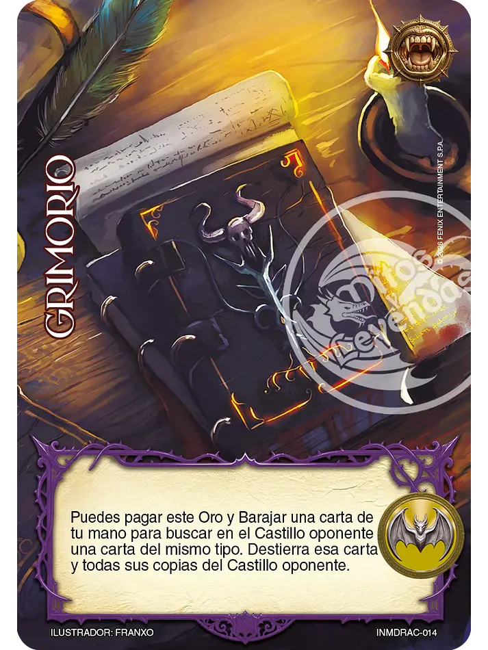 Grimorio (Drácula - Set Inmortal) 1