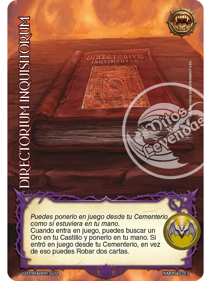 Directorium Inquisitorum (Drácula - Set Inmortal) 1