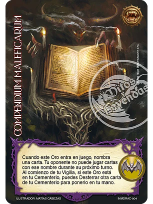 Compendium Maleficarum (Drácula - Set Inmortal)