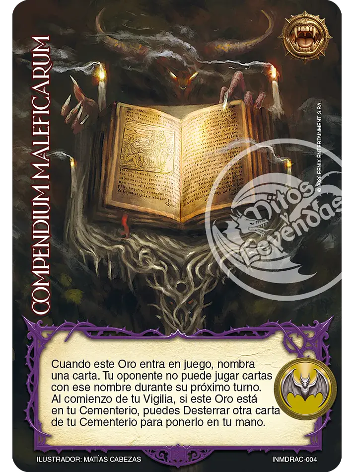 Compendium Maleficarum (Drácula - Set Inmortal) 1