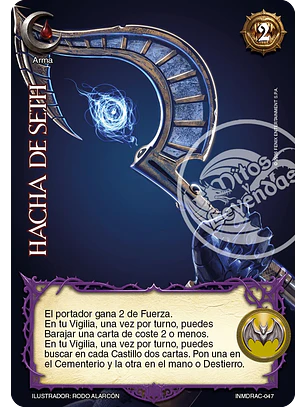 Hacha de Seth (Drácula - Set Inmortal)