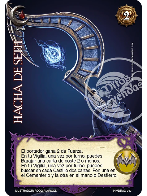 Hacha de Seth (Drácula - Set Inmortal) 1