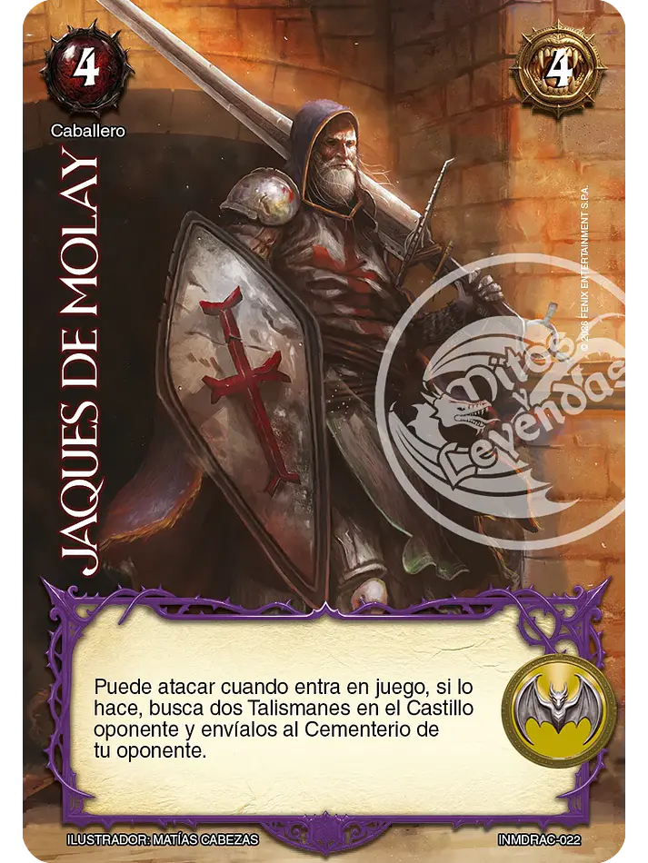 Jaques de Molay (Drácula - Set Inmortal) 1