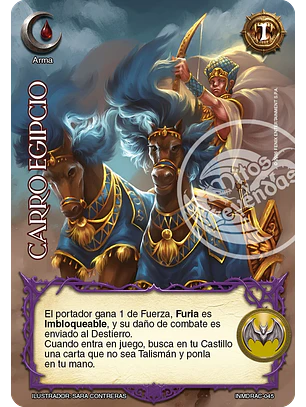 Carro Egipcio (Drácula - Set Inmortal)