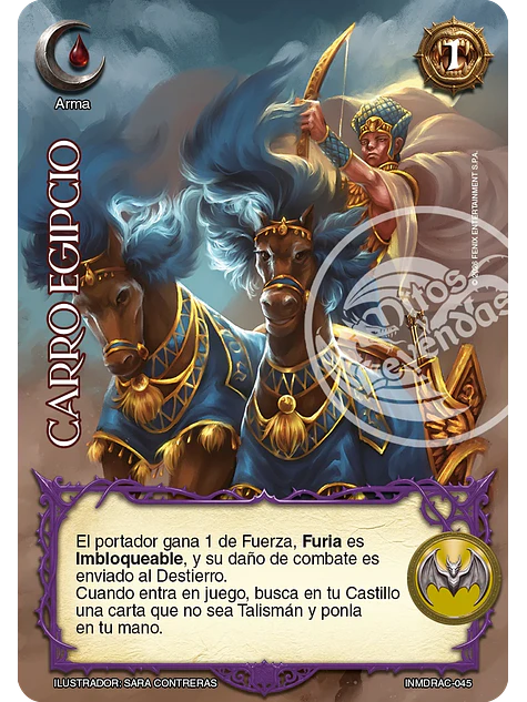 Carro Egipcio (Drácula - Set Inmortal) 1