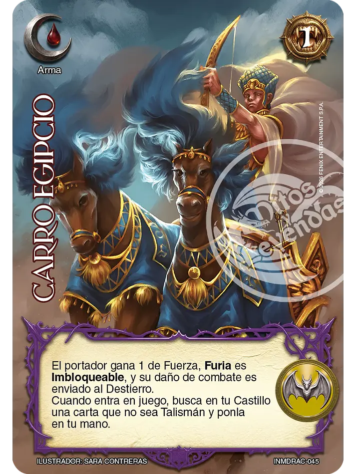 Carro Egipcio (Drácula - Set Inmortal) 1