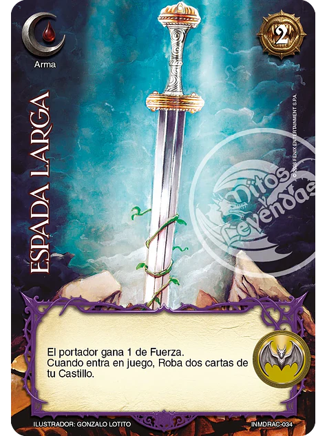 Espada Larga (Drácula - Set Inmortal) 1