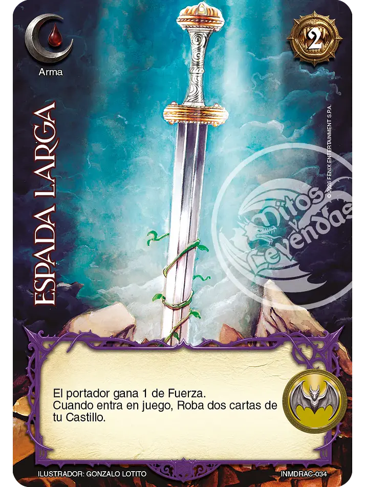 Espada Larga (Drácula - Set Inmortal) 1