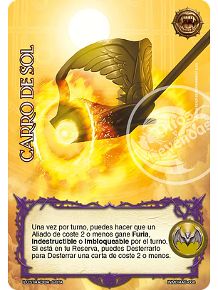 Carro de Sol (Drácula - Set Inmortal)