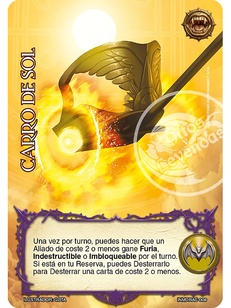 Carro de Sol (Drácula - Set Inmortal) 1