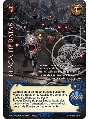 Plaga de Ratas (Drácula - Vasalla Foil)