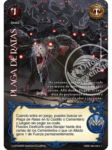 Plaga de Ratas (Drácula - Vasalla Foil) 1