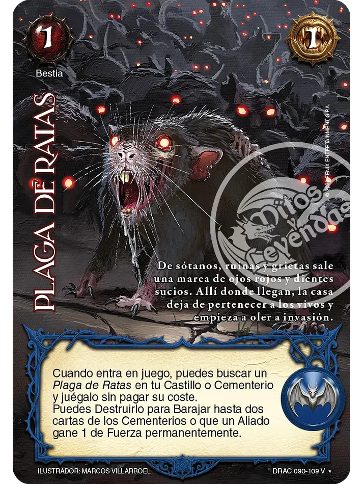 Plaga de Ratas (Drácula - Vasalla Foil) 1