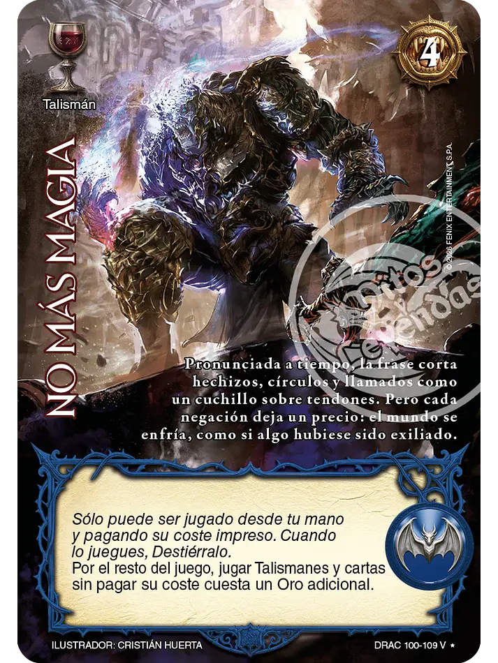 No Más Magia (Drácula - Vasalla Foil) 1