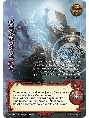 Agua Sagrada (Drácula - Cortesana Foil)