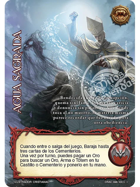 Agua Sagrada (Drácula - Cortesana Foil) 1