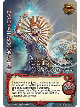 Relicario de San Pancracio (Drácula - Cortesana Foil)
