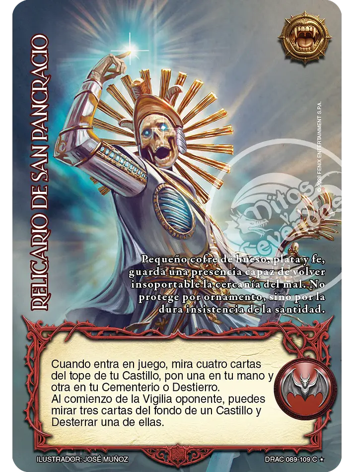 Relicario de San Pancracio (Drácula - Cortesana Foil) 1