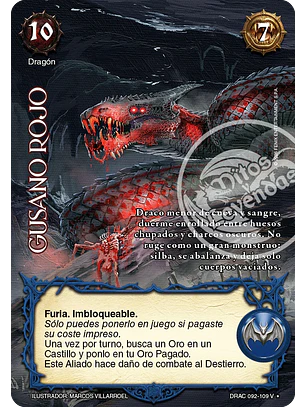 Gusano Rojo (Drácula - Vasalla Foil)