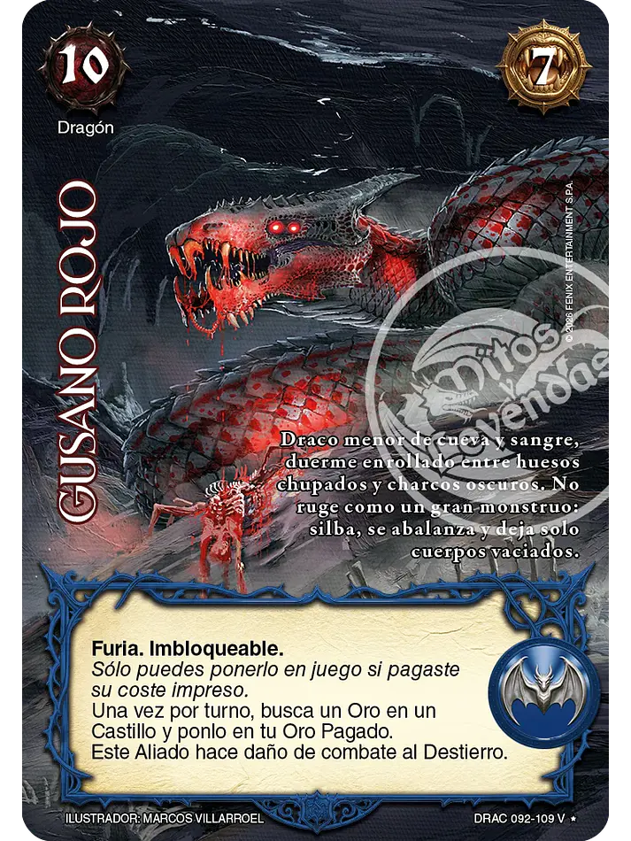 Gusano Rojo (Drácula - Vasalla Foil) 1