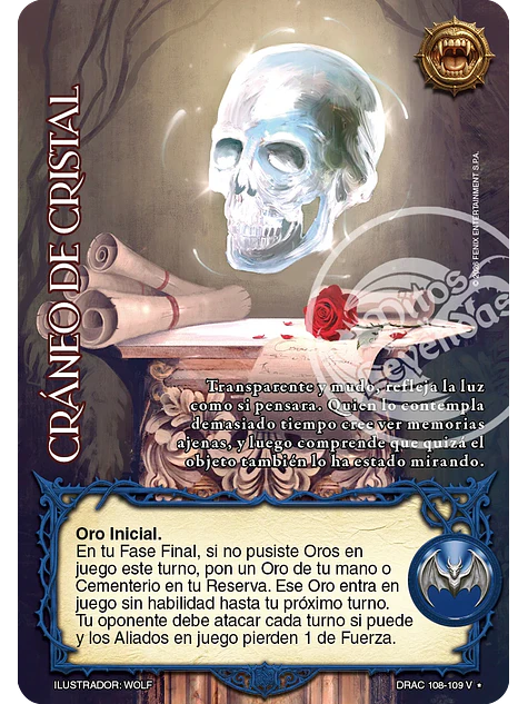 Cráneo de Cristal (Drácula - Vasalla Foil) 1
