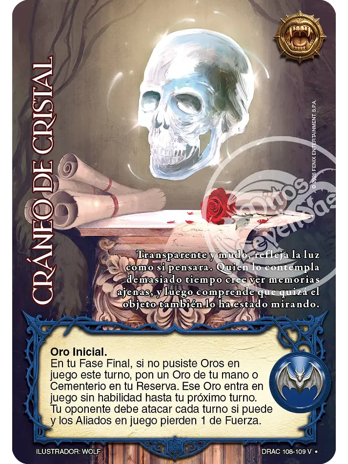 Cráneo de Cristal (Drácula - Vasalla Foil) 1