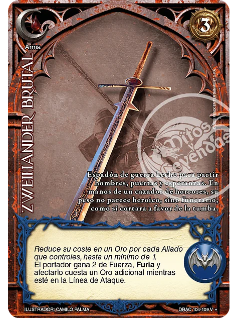 Zweihander Brutal (Drácula - Vasalla Foil) 1