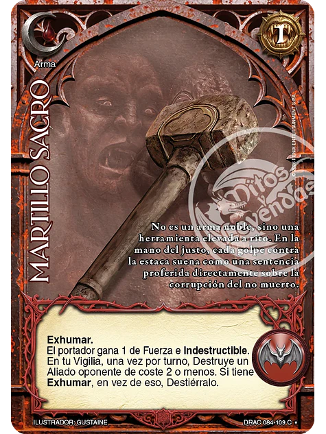 Martillo Sacro (Drácula - Cortesana Foil) 1